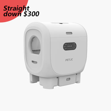 PETJC 4th Generation Smart Litter Box Unimpeded Dual Sided Access 101L Extra Large Capacity With APP
